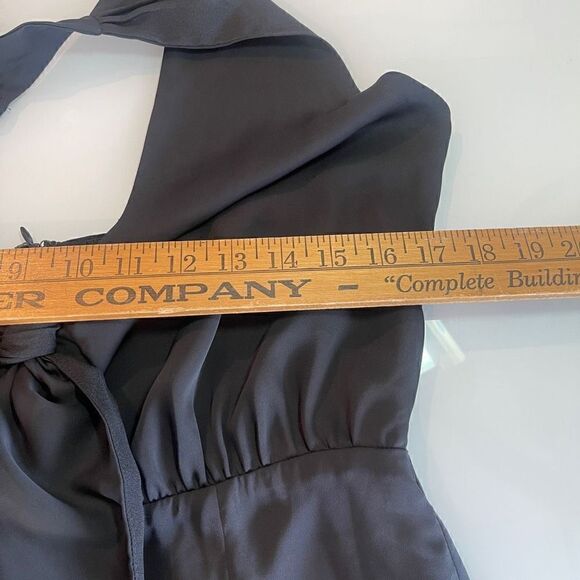 House of Harlow 1960 X Revolve Black Cut Out Opal Jumpsuit Size Large - Picture 12 of 12